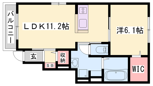物件間取画像