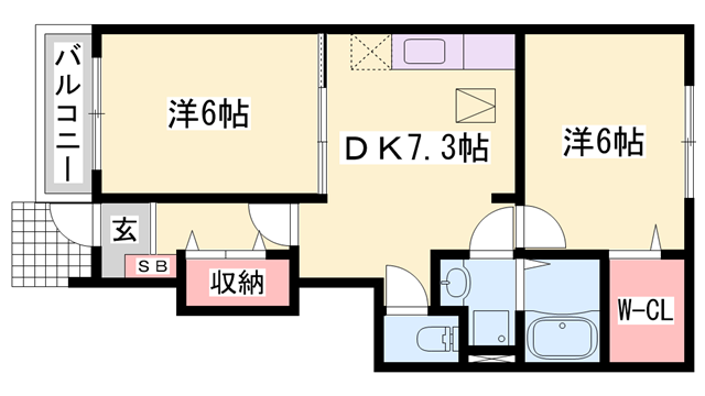 物件間取画像