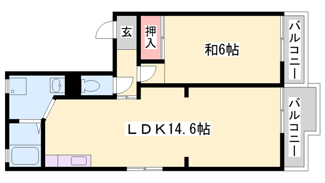 物件間取画像