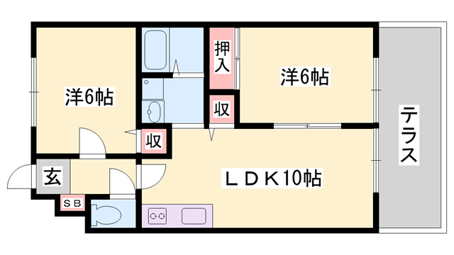 物件間取画像