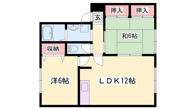 物件間取画像