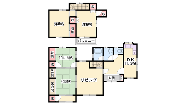 物件間取画像