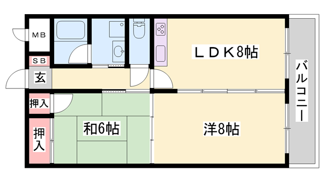 物件間取画像