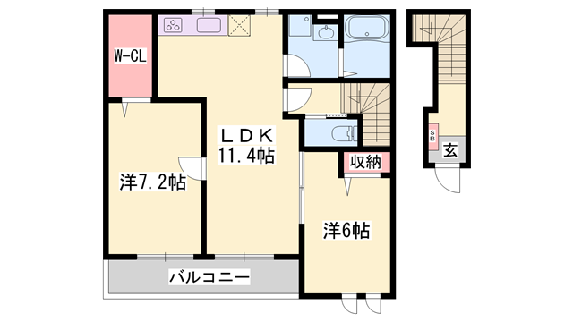 物件間取画像