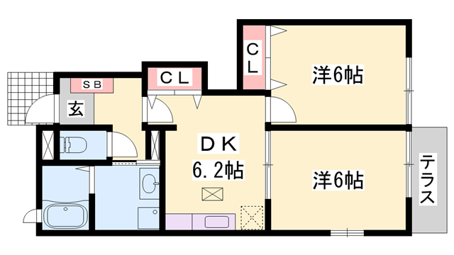 物件間取画像