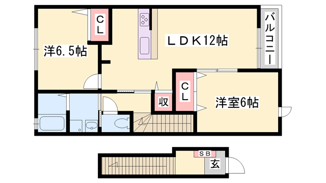 物件間取画像