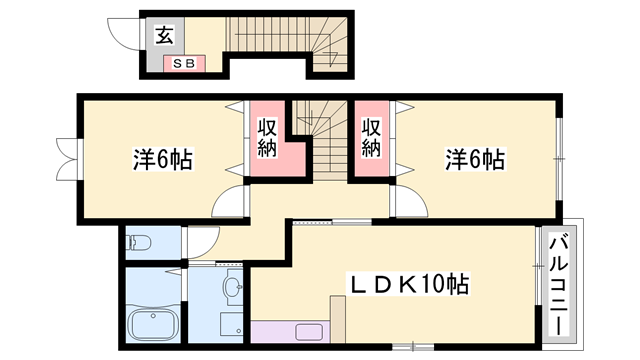 物件間取画像