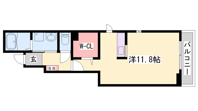 アジェラートⅡの物件間取画像
