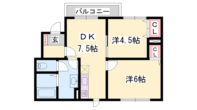 物件間取画像
