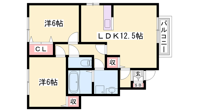 物件間取画像