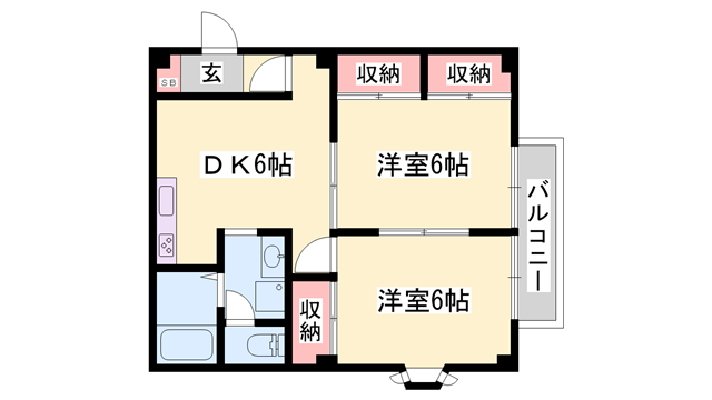 物件間取画像
