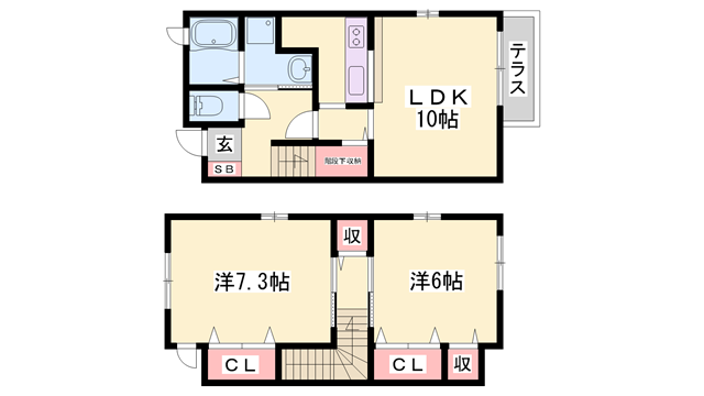 物件間取画像