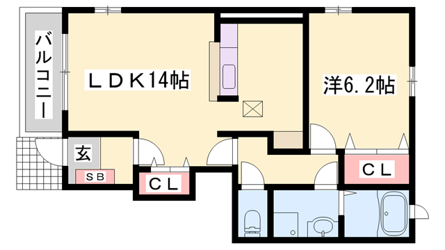 物件間取画像