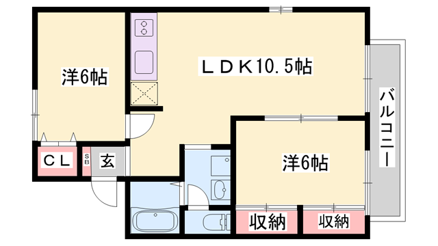 物件間取画像