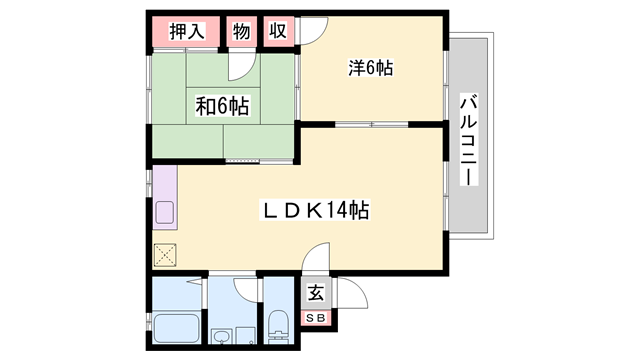 物件間取画像