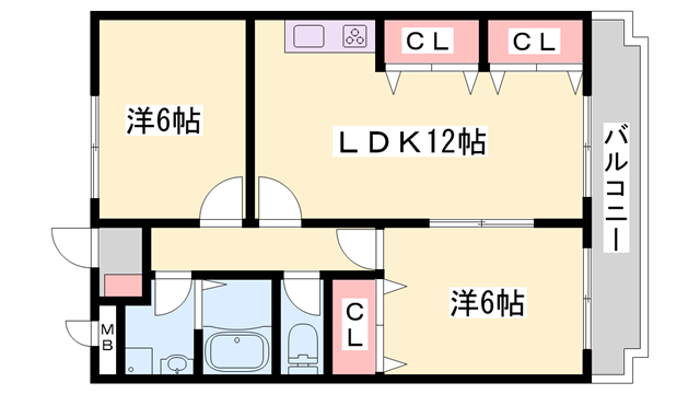 物件間取画像