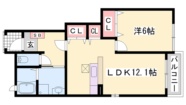 物件間取画像