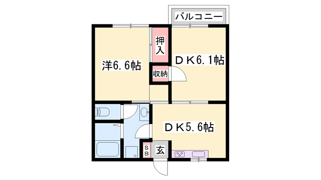 物件間取画像