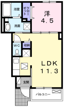 物件間取画像