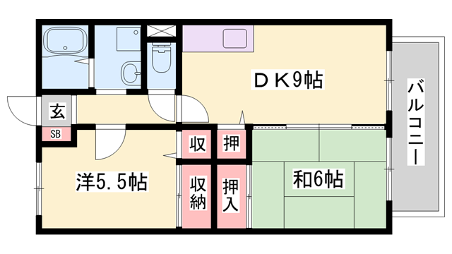 物件間取画像