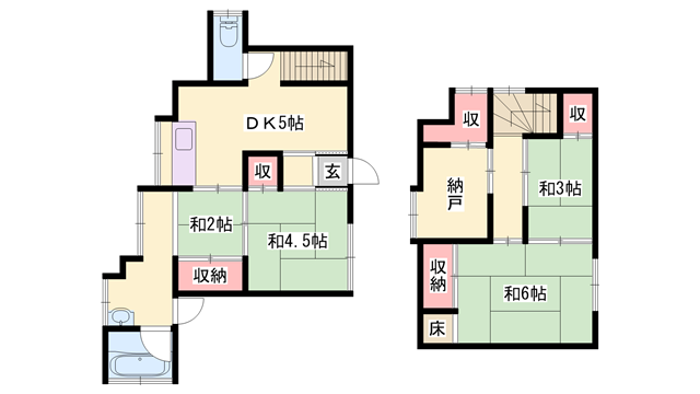 物件間取画像