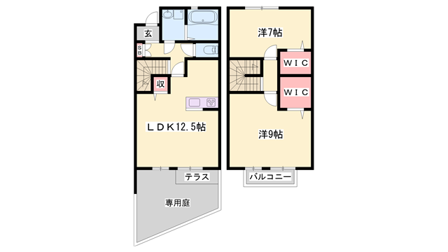 物件間取画像