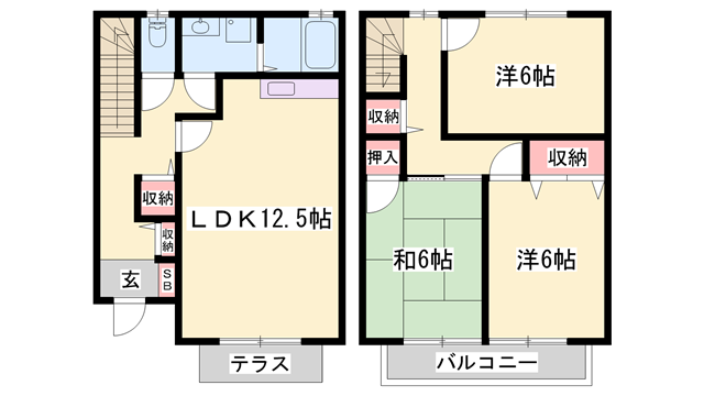 物件間取画像