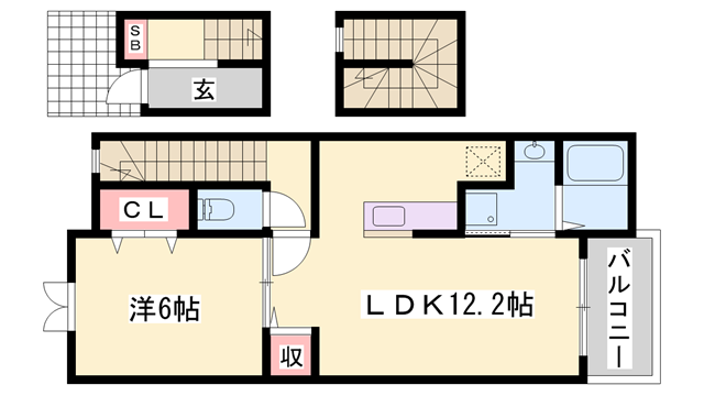 物件間取画像