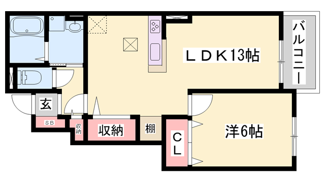 物件間取画像