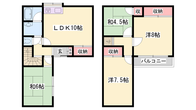 物件間取画像