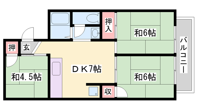 物件間取画像