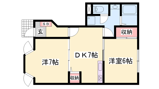 物件間取画像