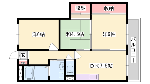 物件間取画像