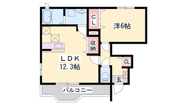 物件間取画像