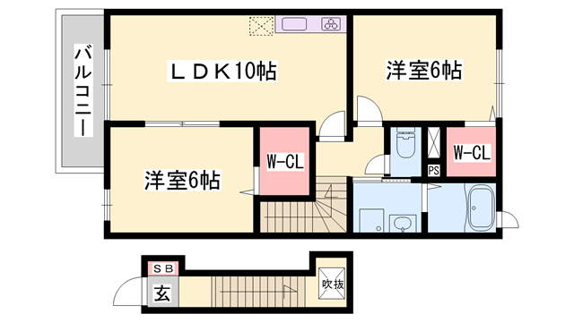 物件間取画像