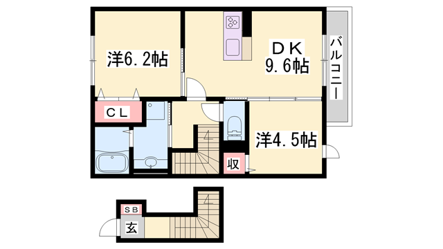 物件間取画像