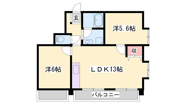 ライフコート市川の物件間取画像