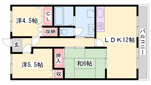 物件間取画像