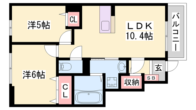 物件間取画像