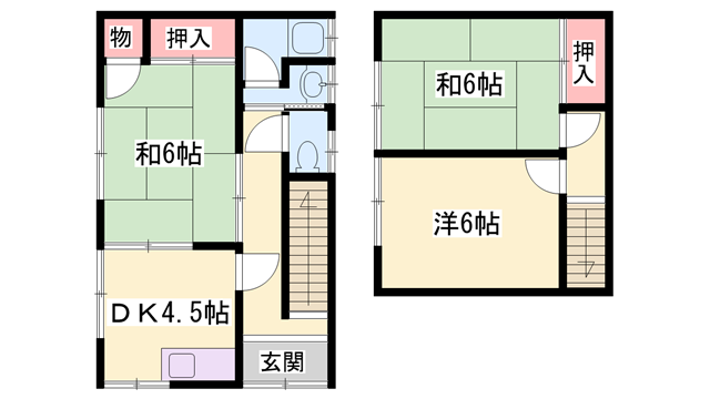 物件間取画像