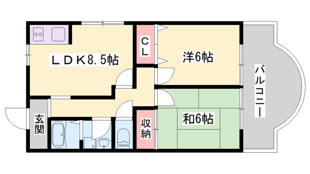 物件間取画像