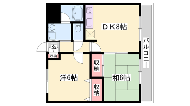 物件間取画像