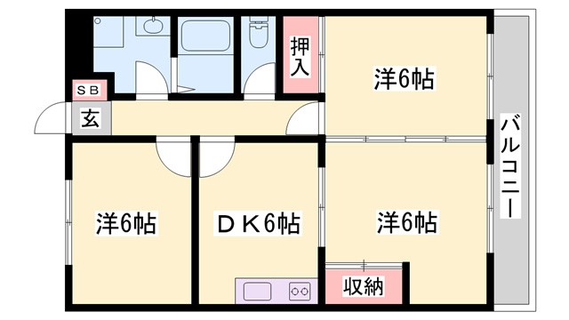 プラチナコート青山の物件間取画像