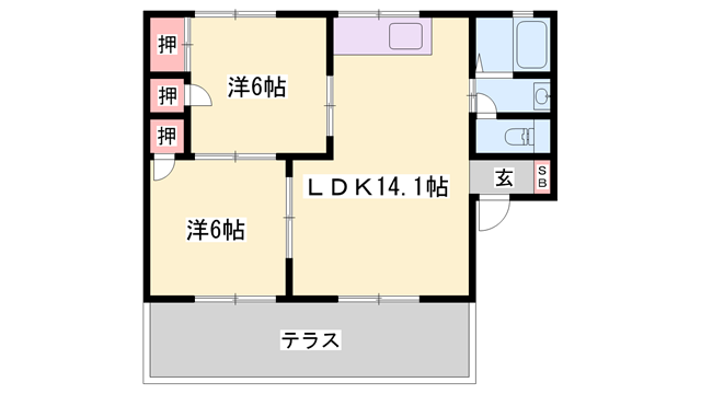 物件間取画像