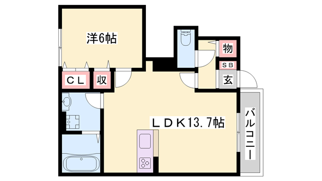 物件間取画像