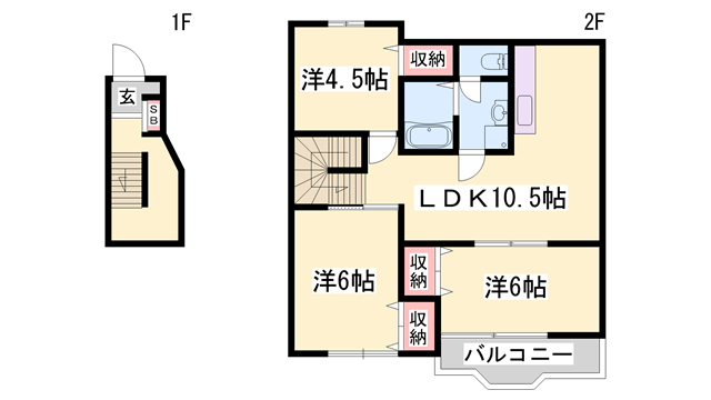 物件間取画像