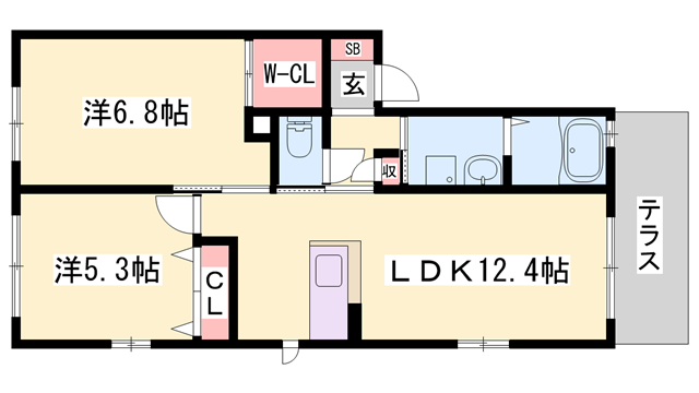 物件間取画像