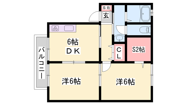 物件間取画像