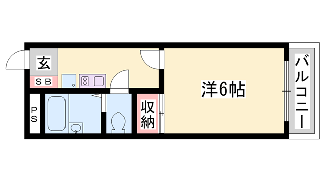細江マンションの物件間取画像