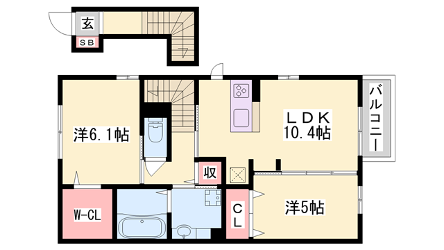 物件間取画像